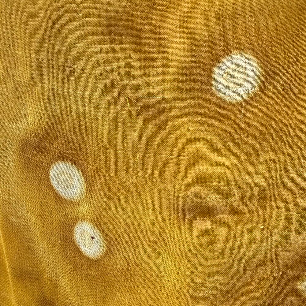 Vintage 80s 90s Tie Back Watercolor Midi Dress Fairy Grunge Boho Hippie Whimsy L - Picture 5 of 11